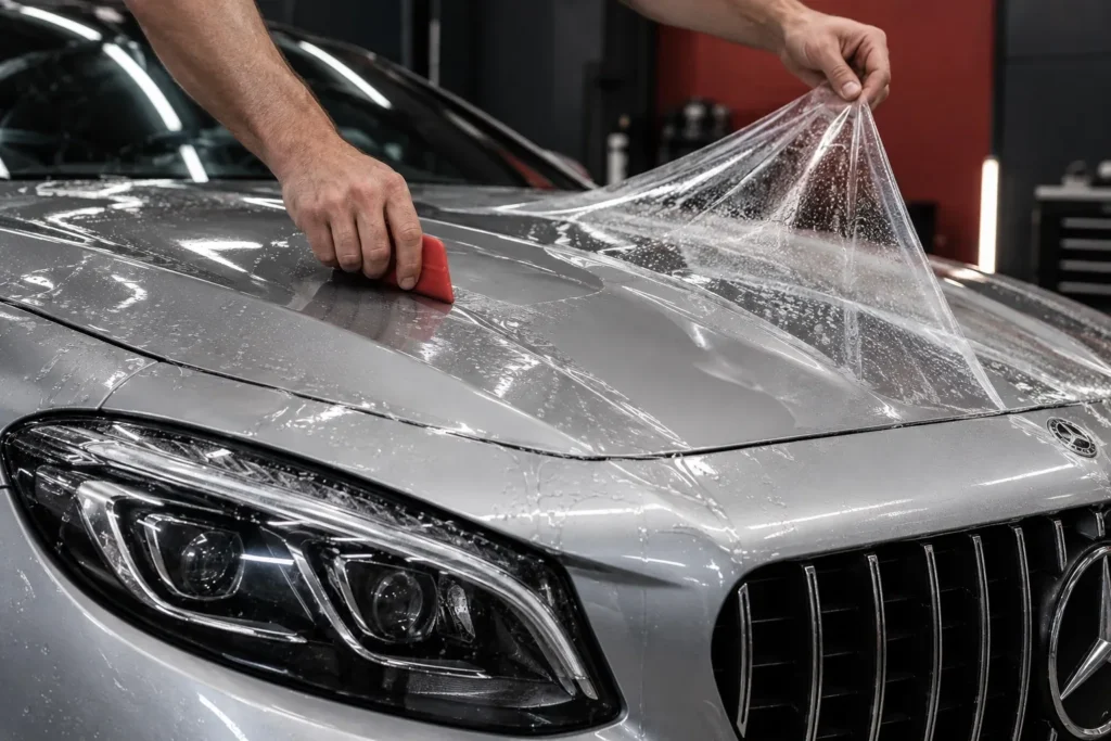 Wizualizacja usługi: Folie ochronne PPF — DAB CAR Kalisz